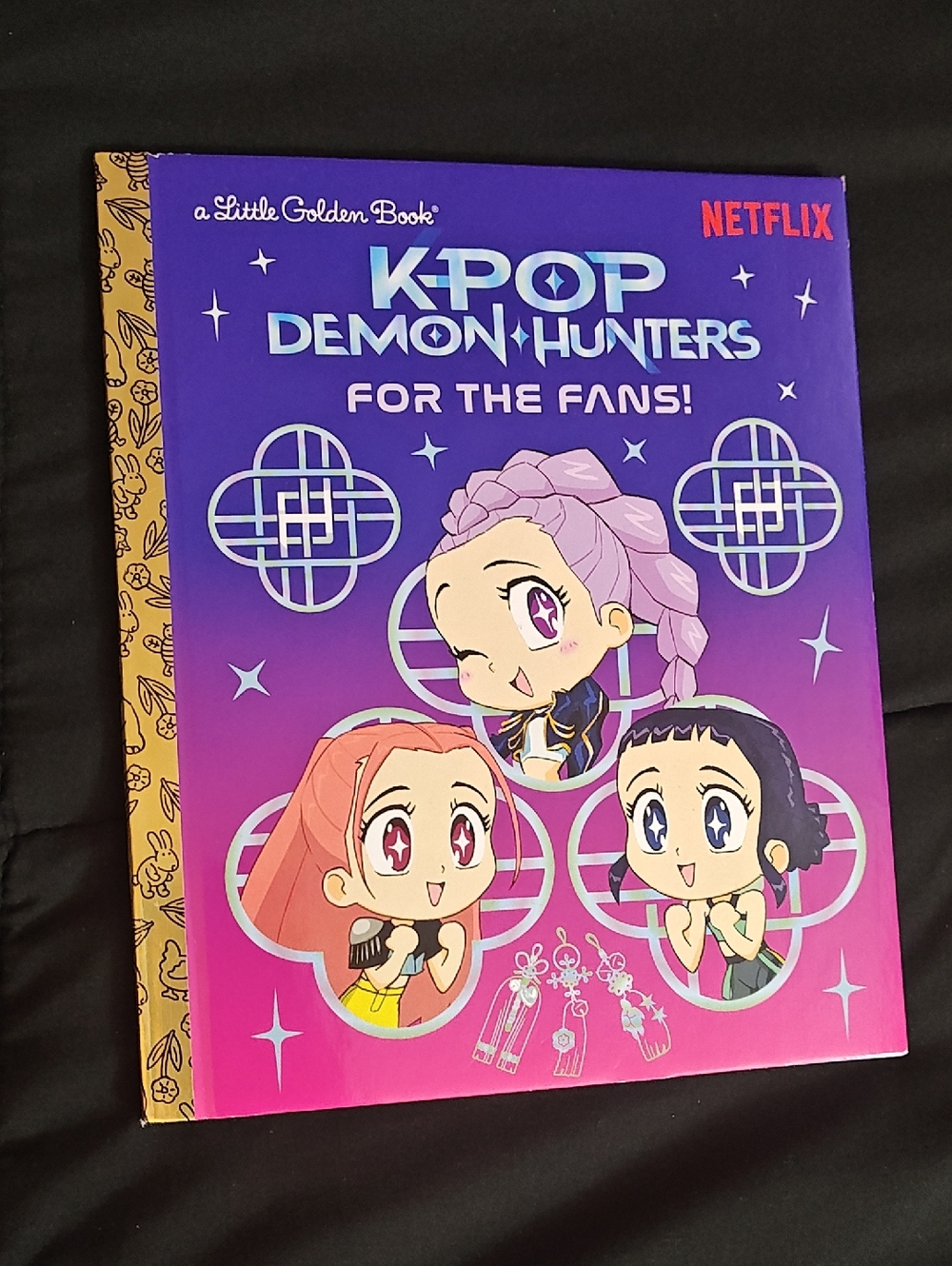 Netflix K-Pop Demon Hunters Kids Book – Purple Cover